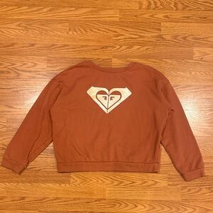 Roxy Brown Sweatshirt with Logo